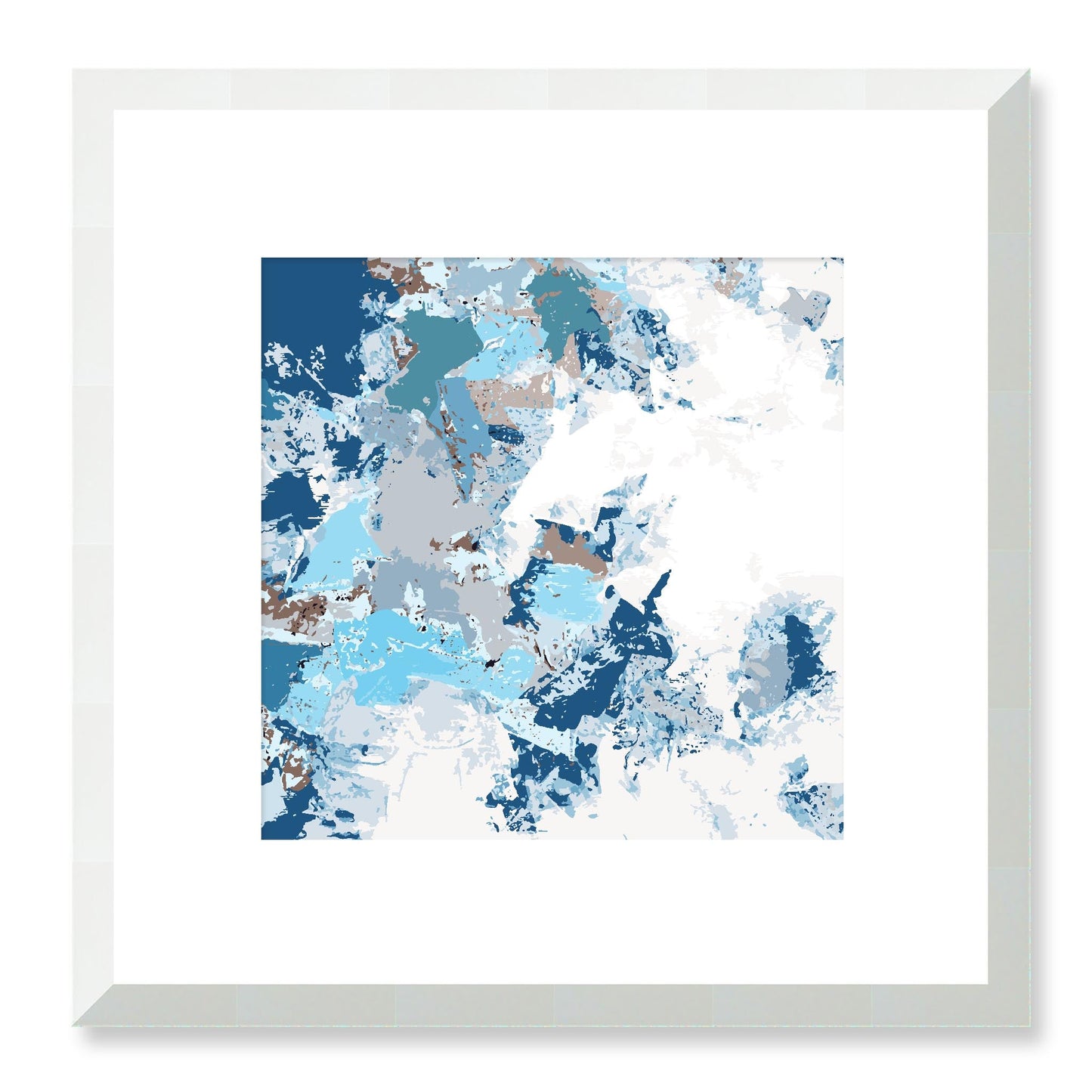 Framed Graphic Art Print, White Mat - 8x8 12x12 16x16 20x20 24x24 28x28 inches | FPS-1153-7695, Prints, Graphic art, White Frame, 30 x 30 cm ,12 x 12 inches