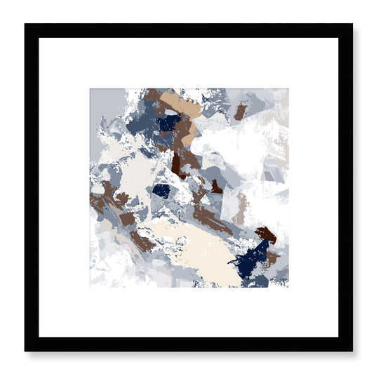 Framed Graphic Art Print, White Mat - 8x8 12x12 16x16 20x20 24x24 28x28 inches | FPS-1161-7690, Prints, Graphic art, Black Frame, 30 x 30 cm ,12 x 12 inches