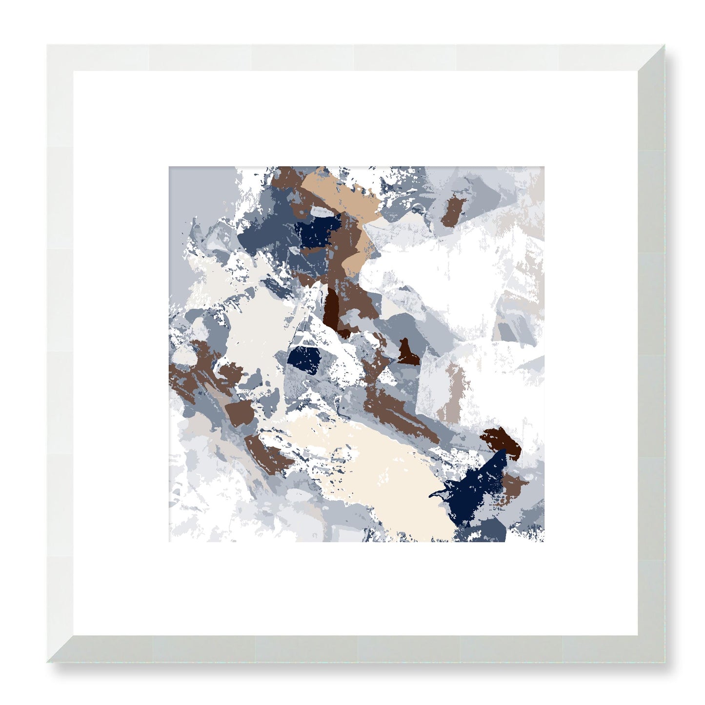Framed Graphic Art Print, White Mat - 8x8 12x12 16x16 20x20 24x24 28x28 inches | FPS-1161-7690, Prints, Graphic art, White Frame, 30 x 30 cm ,12 x 12 inches