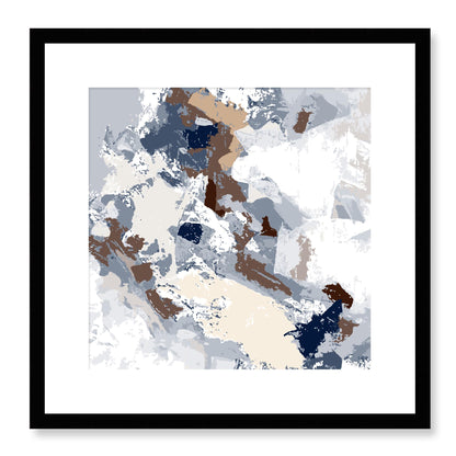 Framed Graphic Art Print, White Mat - 8x8 12x12 16x16 20x20 24x24 28x28 inches | FPS-1161-7690, Prints, Graphic art, Black Frame, 41 x 41 cm ,16 x 16 inches