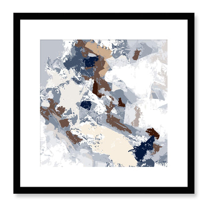 Framed Graphic Art Print, White Mat - 8x8 12x12 16x16 20x20 24x24 28x28 inches | FPS-1162-7690, Prints, Graphic art, Black Frame, 41 x 41 cm ,16 x 16 inches