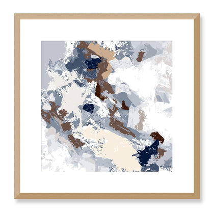 Framed Graphic Art Print, White Mat - 8x8 12x12 16x16 20x20 24x24 28x28 inches | FPS-1162-7690, Prints, Graphic art, Natural Frame, 41 x 41 cm ,16 x 16 inches