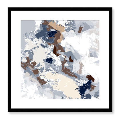Framed Graphic Art Print, White Mat - 8x8 12x12 16x16 20x20 24x24 28x28 inches | FPS-1161-7690, Prints, Graphic art, Black Frame, 51 x 51 cm ,20 x 20 inches