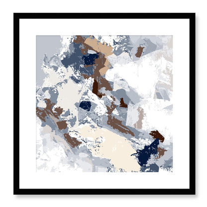Framed Graphic Art Print, White Mat - 8x8 12x12 16x16 20x20 24x24 28x28 inches | FPS-1162-7690, Prints, Graphic art, Black Frame, 51 x 51 cm ,20 x 20 inches