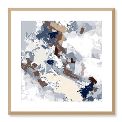 Framed Graphic Art Print, White Mat - 8x8 12x12 16x16 20x20 24x24 28x28 inches | FPS-1161-7690, Prints, Graphic art, Natural Frame, 51 x 51 cm ,20 x 20 inches