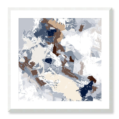 Framed Graphic Art Print, White Mat - 8x8 12x12 16x16 20x20 24x24 28x28 inches | FPS-1162-7690, Prints, Graphic art, White Frame, 61 x 61 cm ,24 x 24 inches