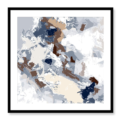 Framed Graphic Art Print, White Mat - 8x8 12x12 16x16 20x20 24x24 28x28 inches | FPS-1162-7690, Prints, Graphic art, Black Frame, 71 x 71 cm ,28 x 28 inches