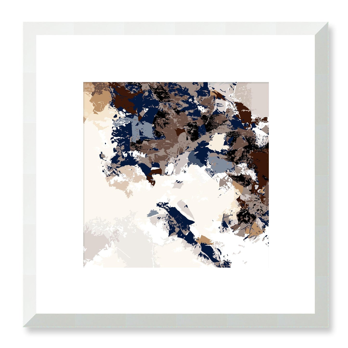 Framed Graphic Art Print, White Mat - 8x8 12x12 16x16 20x20 24x24 28x28 inches | FPS-1162-7693, Prints, Graphic art, White Frame, 30 x 30 cm ,12 x 12 inches