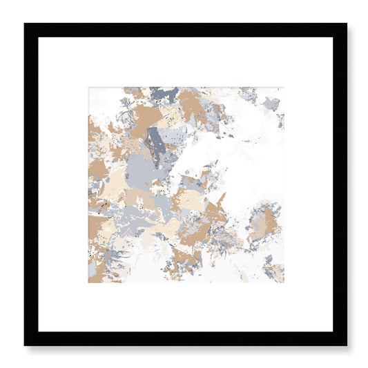 Framed Graphic Art Print, White Mat - 8x8 12x12 16x16 20x20 24x24 28x28 inches | FPS-1163-7695, Prints, Graphic art, Black Frame, 30 x 30 cm ,12 x 12 inches