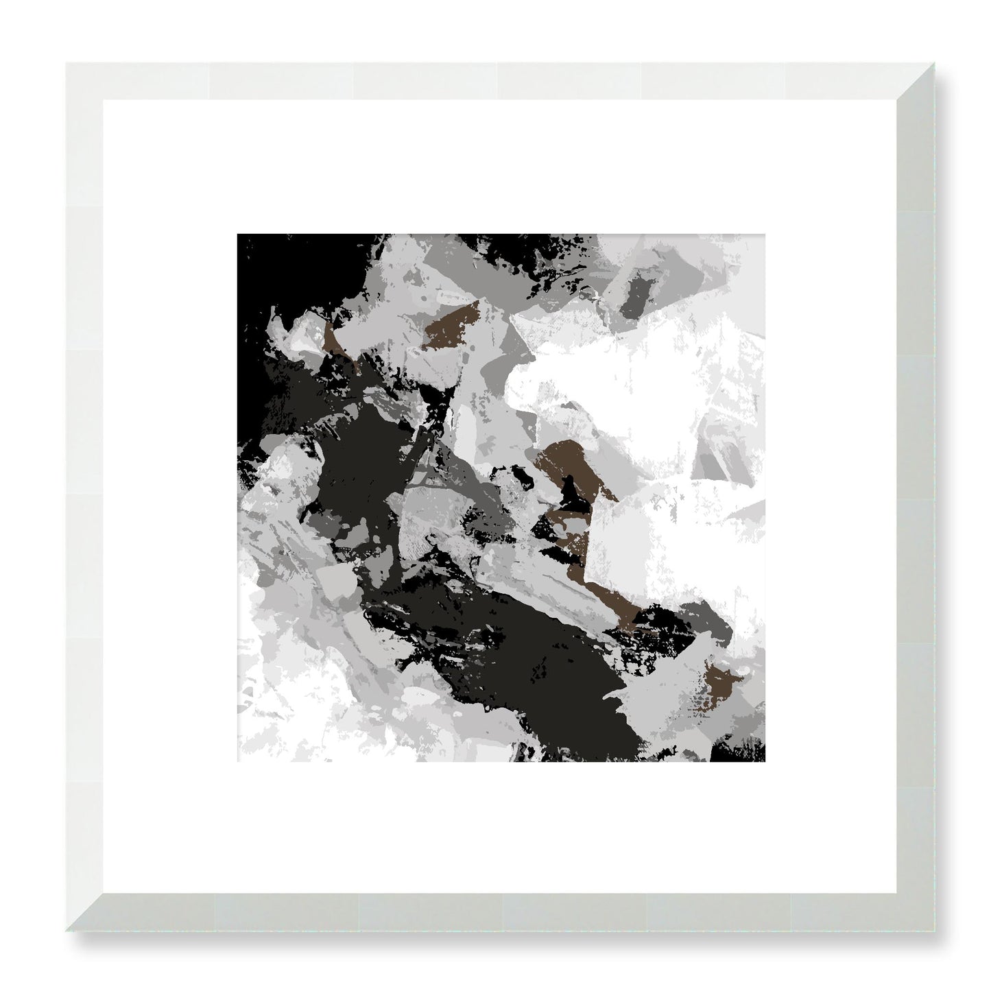 Framed Graphic Art Print, White Mat - 8x8 12x12 16x16 20x20 24x24 28x28 inches | FPS-1012-7690, Prints, Graphic art, White Frame, 30 x 30 cm ,12 x 12 inches
