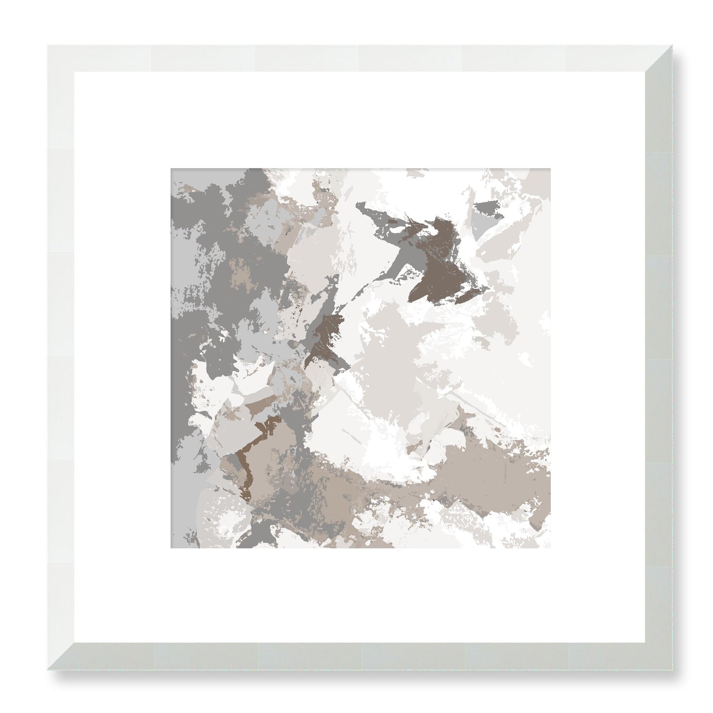 Framed Graphic Art Print, White Mat - 8x8 12x12 16x16 20x20 24x24 28x28 inches | FPS-1171-7691, Prints, Graphic art, White Frame, 30 x 30 cm ,12 x 12 inches