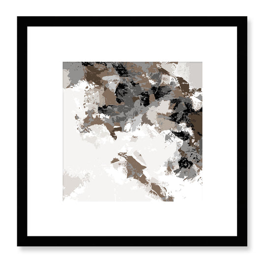 Framed Graphic Art Print, White Mat - 8x8 12x12 16x16 20x20 24x24 28x28 inches | FPS-1171-7693, Prints, Graphic art, Black Frame, 30 x 30 cm ,12 x 12 inches