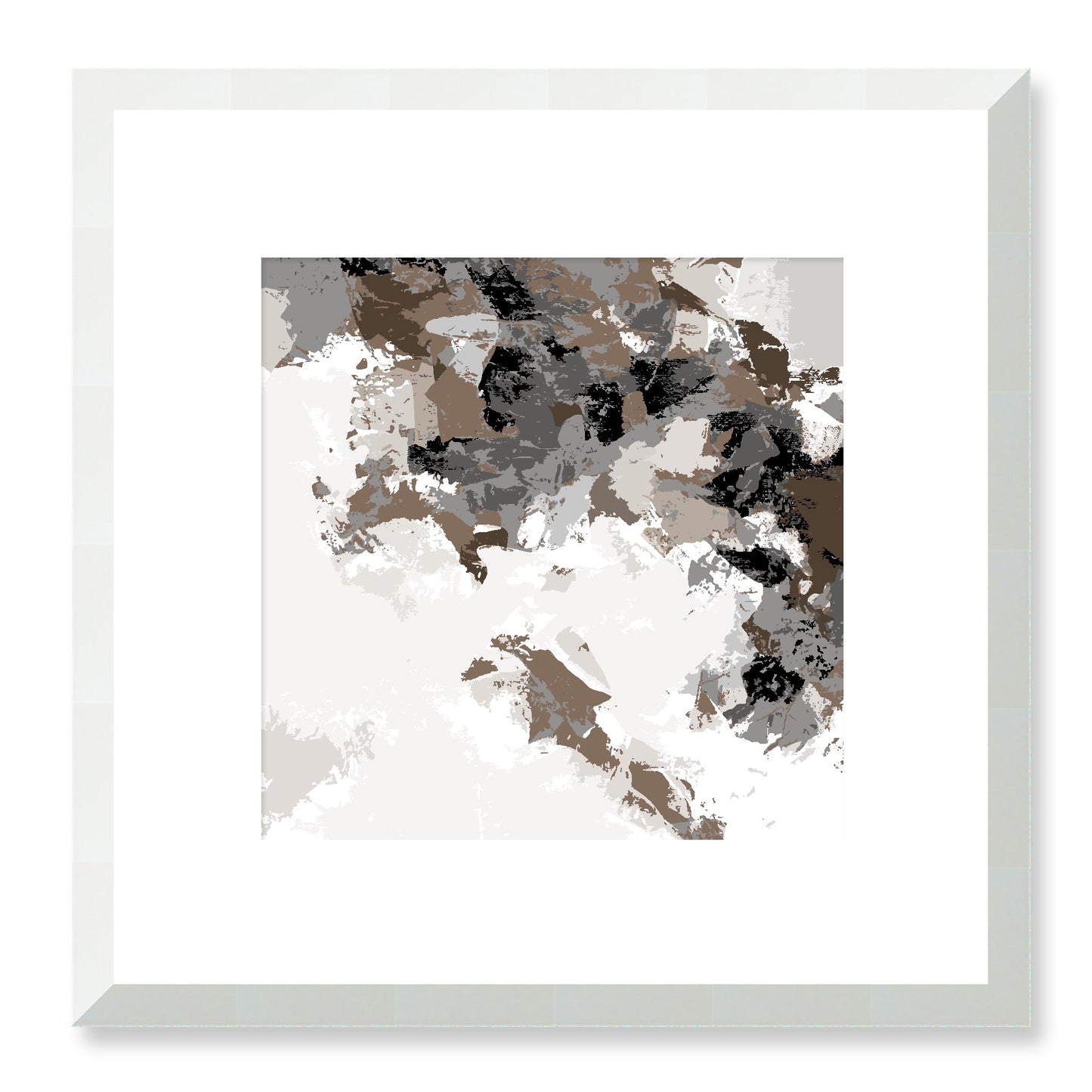 Framed Graphic Art Print, White Mat - 8x8 12x12 16x16 20x20 24x24 28x28 inches | FPS-1171-7693, Prints, Graphic art, White Frame, 30 x 30 cm ,12 x 12 inches