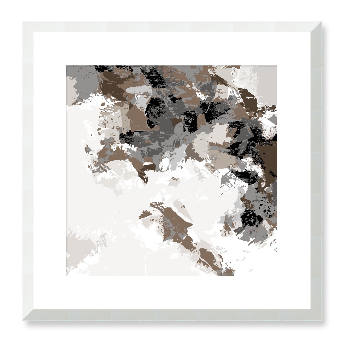 Framed Graphic Art Print, White Mat - 8x8 12x12 16x16 20x20 24x24 28x28 inches | FPS-1171-7693, Prints, Graphic art, White Frame, 41 x 41 cm ,16 x 16 inches