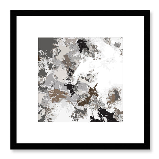 Framed Graphic Art Print, White Mat - 8x8 12x12 16x16 20x20 24x24 28x28 inches | FPS-1171-7695, Prints, Graphic art, Black Frame, 30 x 30 cm ,12 x 12 inches