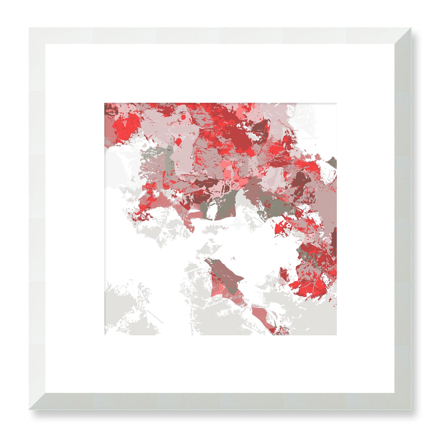 Framed Graphic Art Print, White Mat - 8x8 12x12 16x16 20x20 24x24 28x28 inches | FPS-1191-7693, Prints, Graphic art, White Frame, 30 x 30 cm ,12 x 12 inches