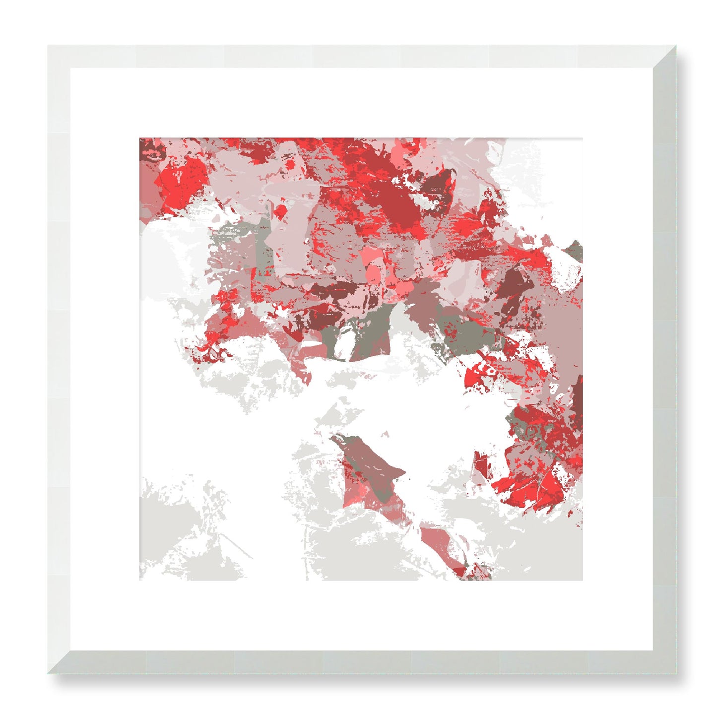 Framed Graphic Art Print, White Mat - 8x8 12x12 16x16 20x20 24x24 28x28 inches | FPS-1191-7693, Prints, Graphic art, White Frame, 41 x 41 cm ,16 x 16 inches