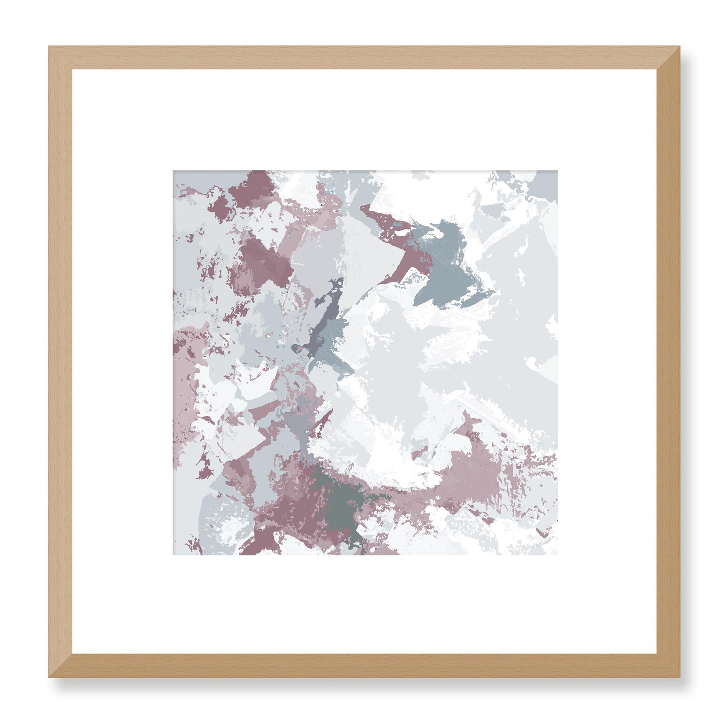 Framed Graphic Art Print, White Mat - 8x8 12x12 16x16 20x20 24x24 28x28 inches | FPS-1210-7691, Prints, Graphic art, Natural Frame, 30 x 30 cm ,12 x 12 inches