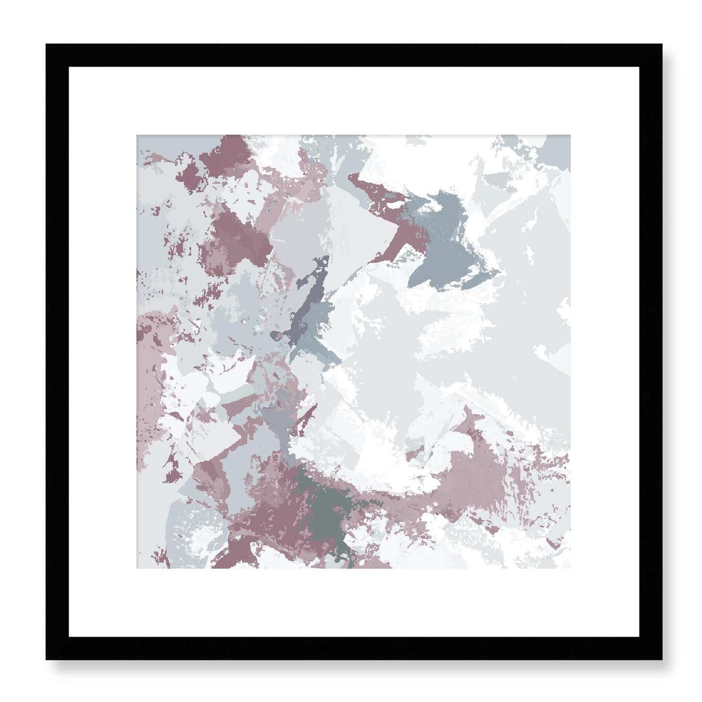 Framed Graphic Art Print, White Mat - 8x8 12x12 16x16 20x20 24x24 28x28 inches | FPS-1210-7691, Prints, Graphic art, Black Frame, 41 x 41 cm ,16 x 16 inches