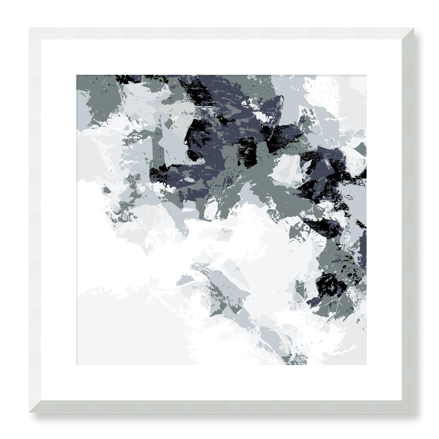 Framed Graphic Art Print, White Mat - 8x8 12x12 16x16 20x20 24x24 28x28 inches | FPS-1210-7693, Prints, Graphic art, White Frame, 51 x 51 cm ,20 x 20 inches