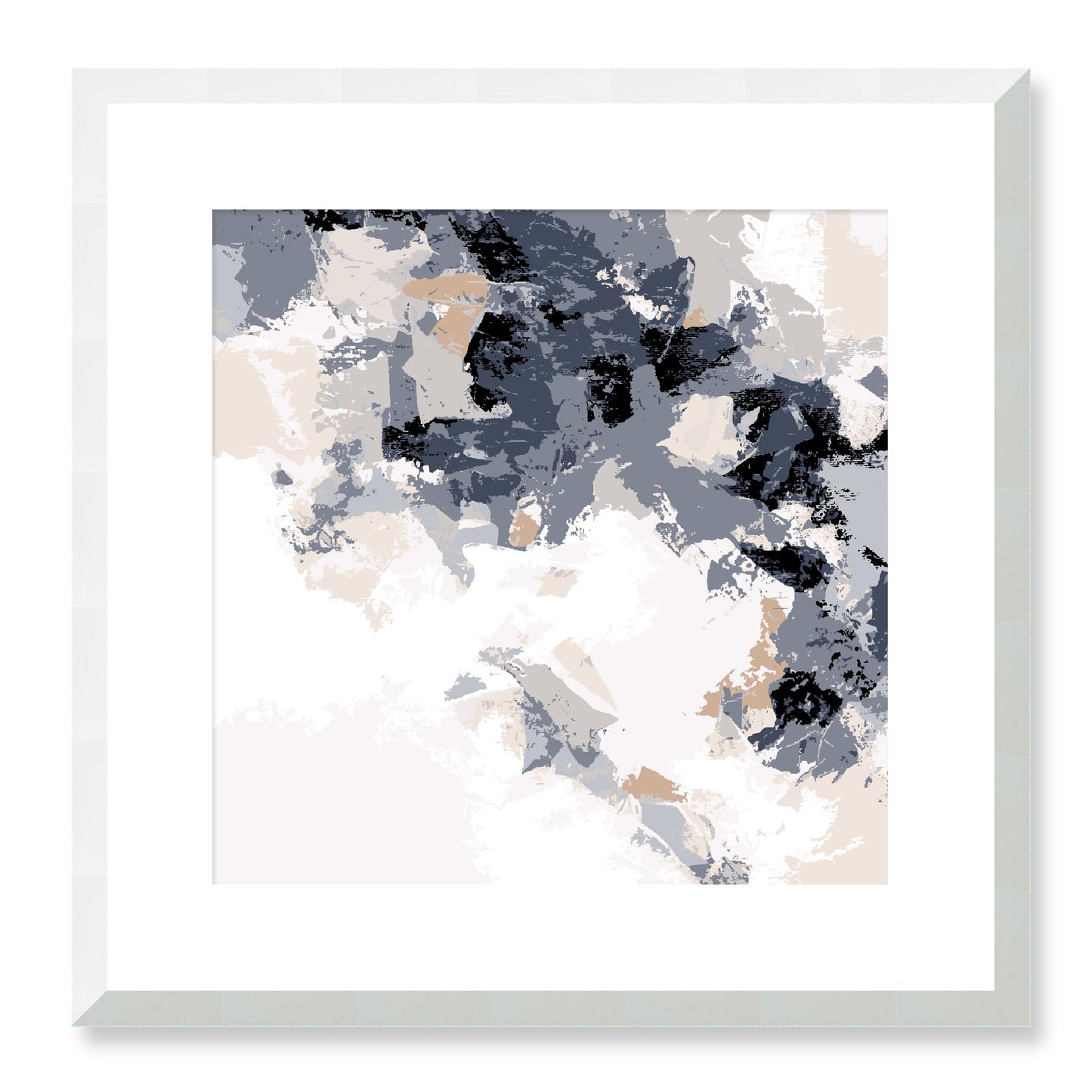 Framed Graphic Art Print, White Mat - 8x8 12x12 16x16 20x20 24x24 28x28 inches | FPS-1220-7693, Prints, Graphic art, White Frame, 41 x 41 cm ,16 x 16 inches