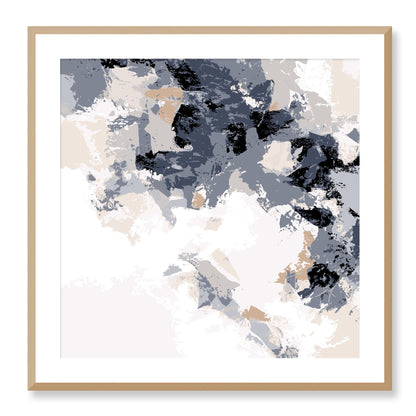 Framed Graphic Art Print, White Mat - 8x8 12x12 16x16 20x20 24x24 28x28 inches | FPS-1220-7693, Prints, Graphic art, Natural Frame, 71 x 71 cm ,28 x 28 inches