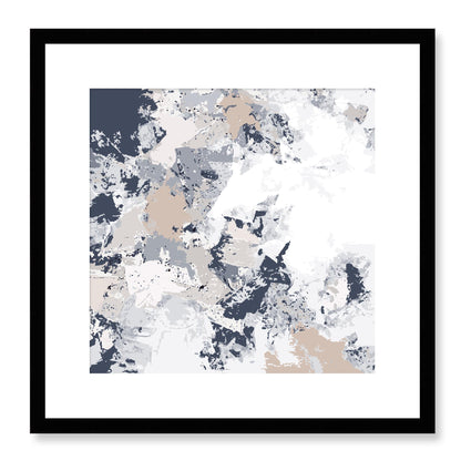 Framed Graphic Art Print, White Mat - 8x8 12x12 16x16 20x20 24x24 28x28 inches | FPS-1220-7695, Prints, Graphic art, Black Frame, 41 x 41 cm ,16 x 16 inches