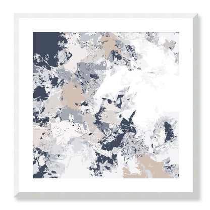 Framed Graphic Art Print, White Mat - 8x8 12x12 16x16 20x20 24x24 28x28 inches | FPS-1220-7695, Prints, Graphic art, White Frame, 61 x 61 cm ,24 x 24 inches