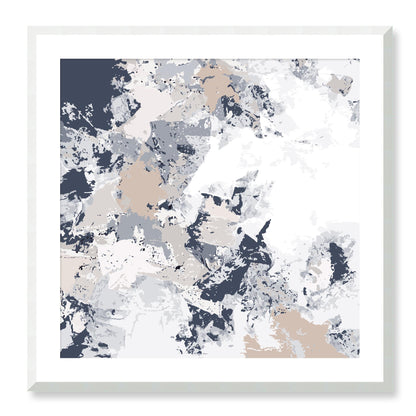 Framed Graphic Art Print, White Mat - 8x8 12x12 16x16 20x20 24x24 28x28 inches | FPS-1220-7695, Prints, Graphic art, White Frame, 71 x 71 cm ,28 x 28 inches