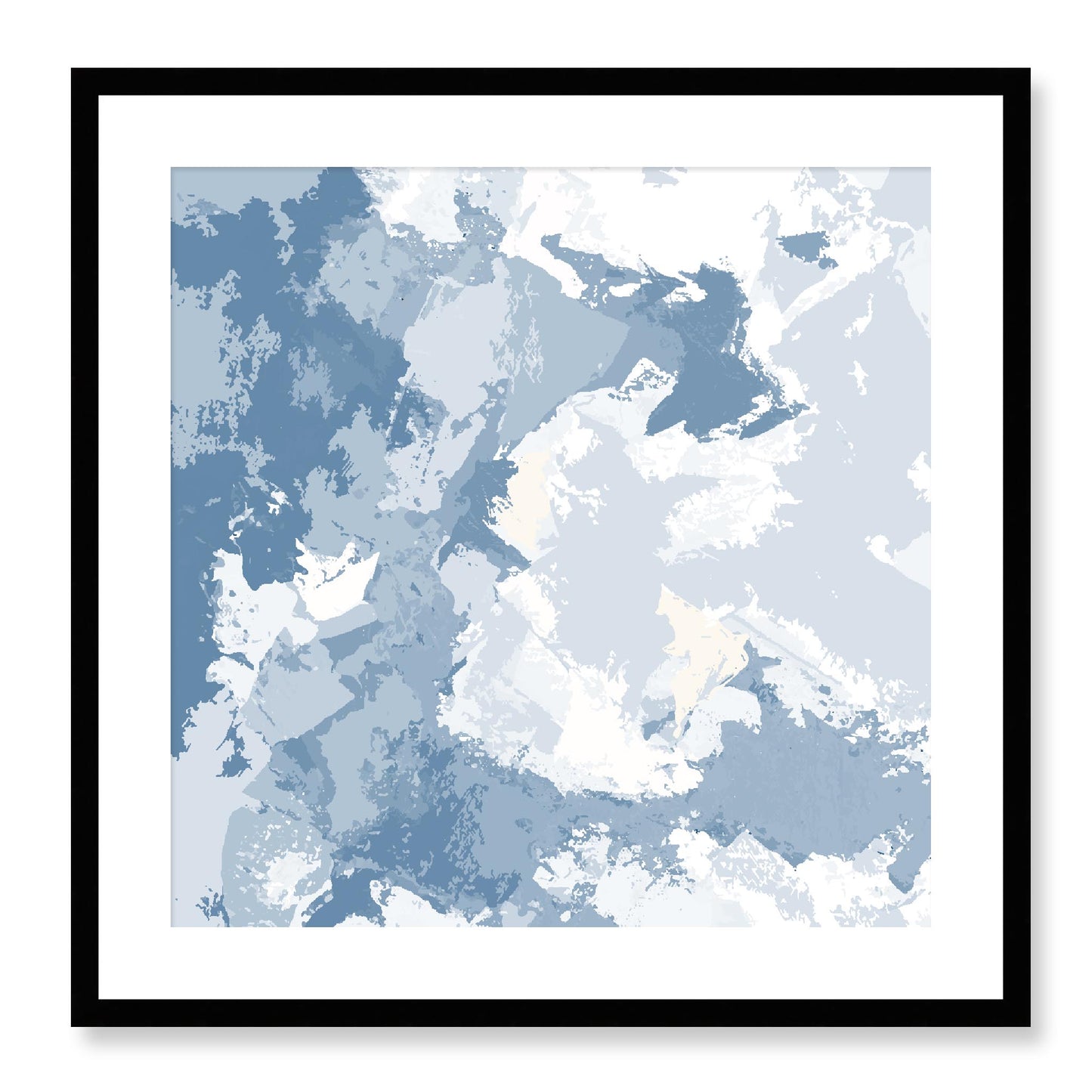 Framed Graphic Art Print, White Mat - 8x8 12x12 16x16 20x20 24x24 28x28 inches | FPS-1230-7691, Prints, Graphic art, Black Frame, 61 x 61 cm ,24 x 24 inches