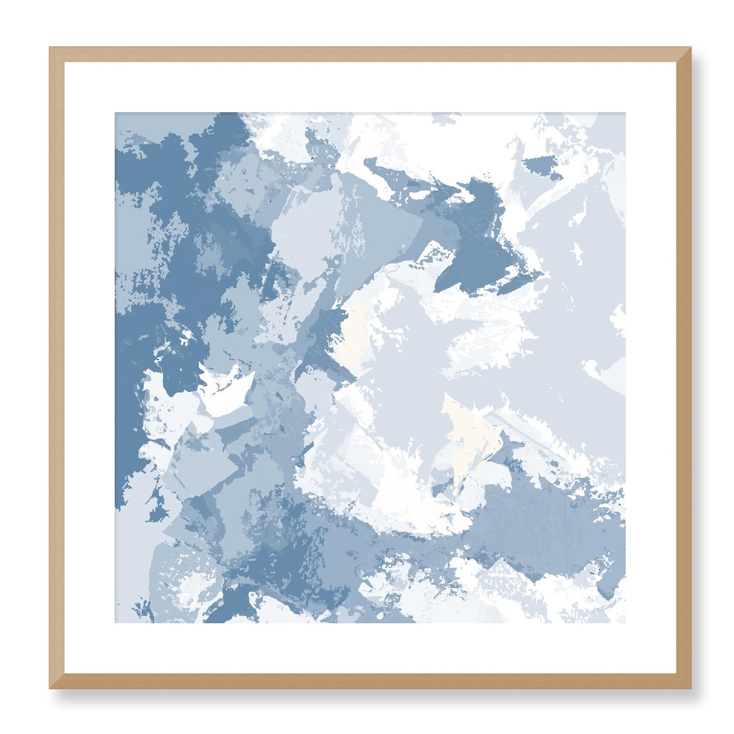 Framed Graphic Art Print, White Mat - 8x8 12x12 16x16 20x20 24x24 28x28 inches | FPS-1230-7691, Prints, Graphic art, Natural Frame, 61 x 61 cm ,24 x 24 inches