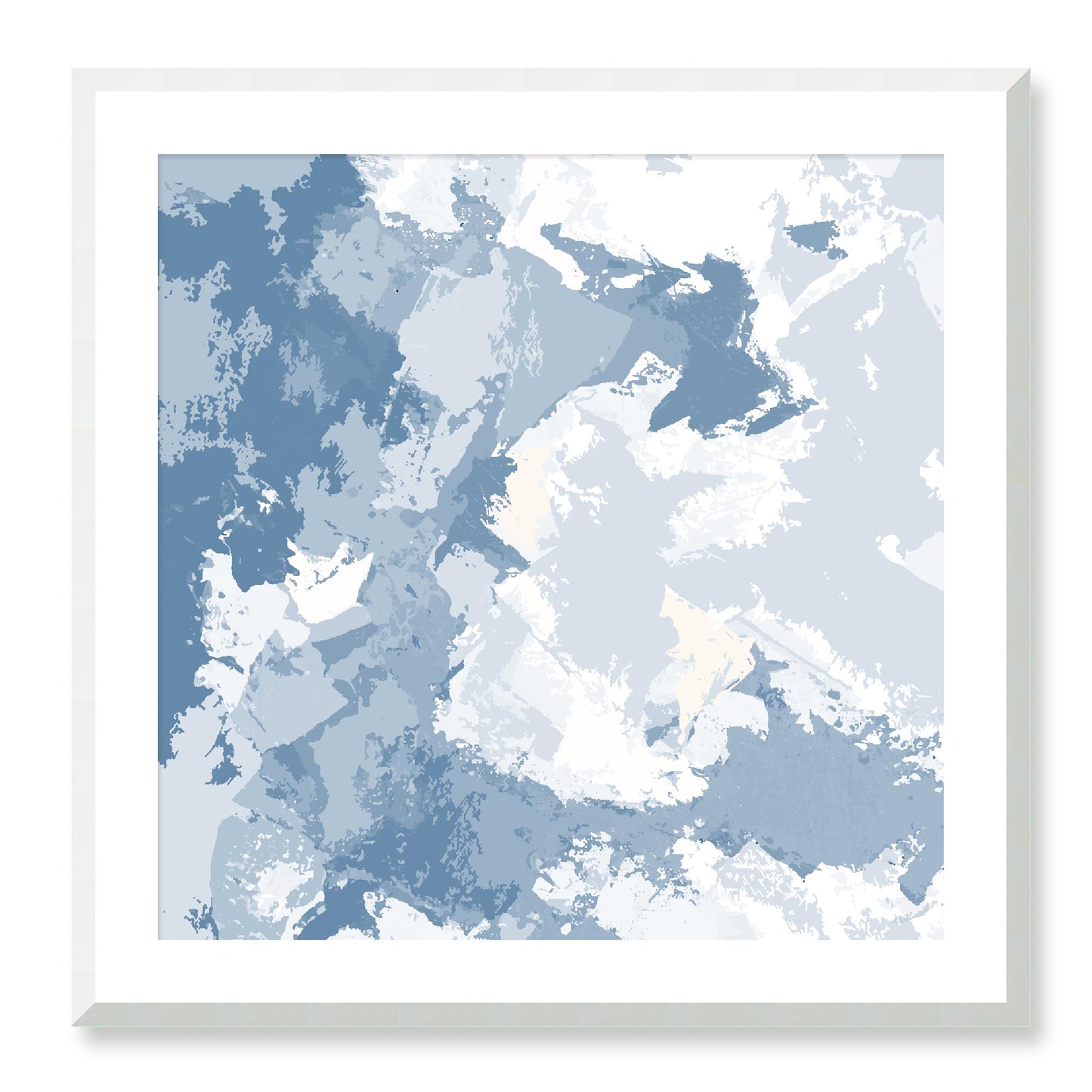 Framed Graphic Art Print, White Mat - 8x8 12x12 16x16 20x20 24x24 28x28 inches | FPS-1230-7691, Prints, Graphic art, White Frame, 71 x 71 cm ,28 x 28 inches