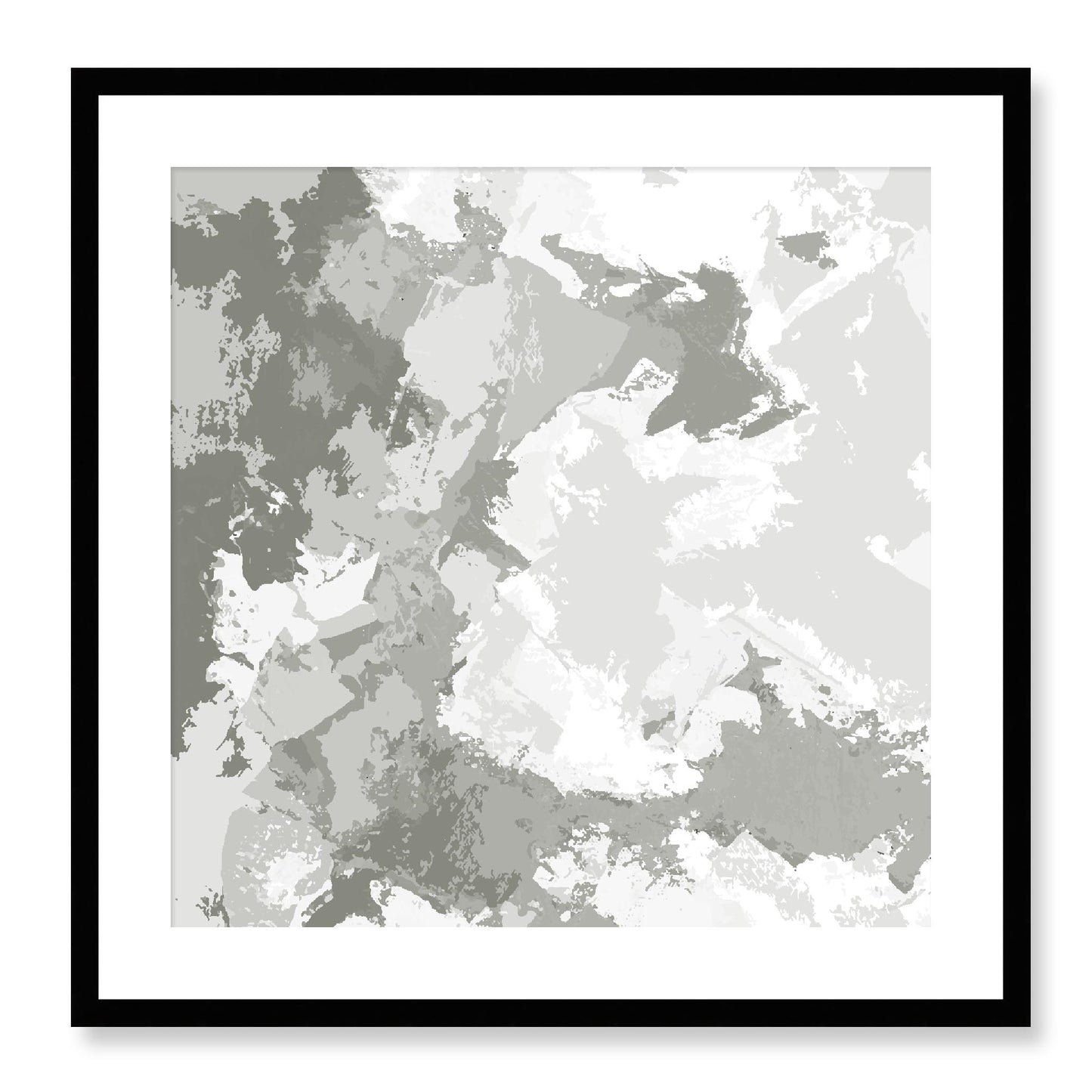 Framed Graphic Art Print, White Mat - 8x8 12x12 16x16 20x20 24x24 28x28 inches | FPS-1240-7691, Prints, Graphic art, Black Frame, 61 x 61 cm ,24 x 24 inches