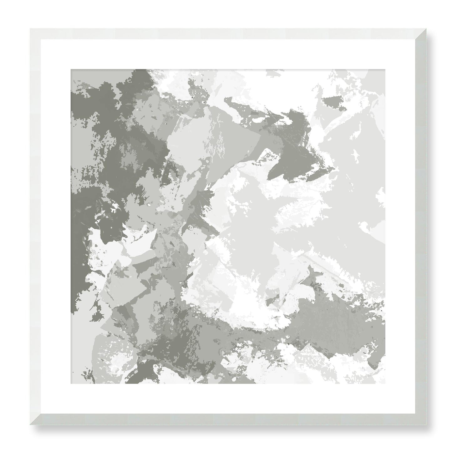 Framed Graphic Art Print, White Mat - 8x8 12x12 16x16 20x20 24x24 28x28 inches | FPS-1240-7691, Prints, Graphic art, White Frame, 61 x 61 cm ,24 x 24 inches
