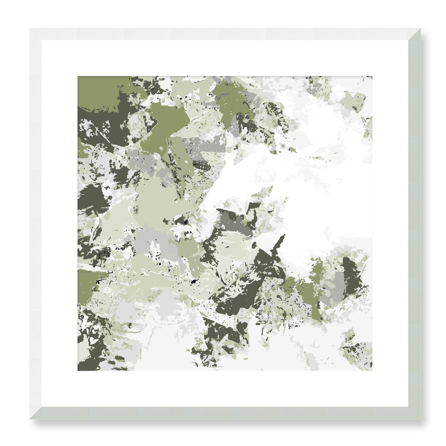 Framed Graphic Art Print, White Mat - 8x8 12x12 16x16 20x20 24x24 28x28 inches | FPS-1240-7695, Prints, Graphic art, White Frame, 51 x 51 cm ,20 x 20 inches