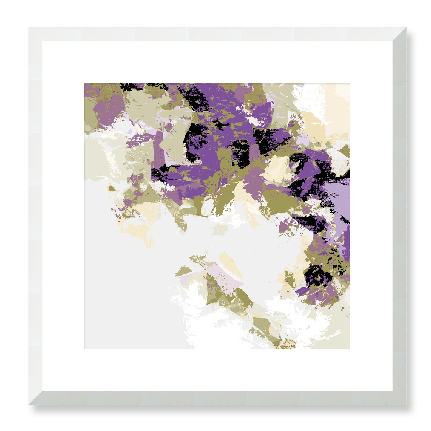 Framed Graphic Art Print, White Mat - 8x8 12x12 16x16 20x20 24x24 28x28 inches | FPS-1250-7693, Prints, Graphic art, White Frame, 41 x 41 cm ,16 x 16 inches