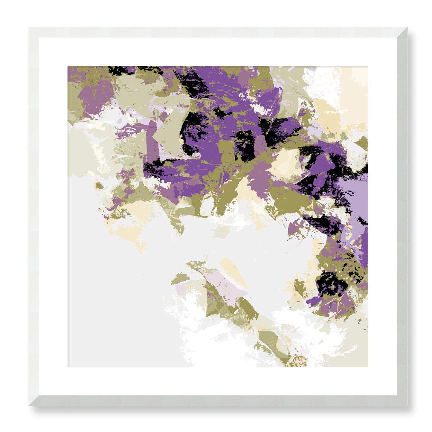 Framed Graphic Art Print, White Mat - 8x8 12x12 16x16 20x20 24x24 28x28 inches | FPS-1250-7693, Prints, Graphic art, White Frame, 61 x 61 cm ,24 x 24 inches