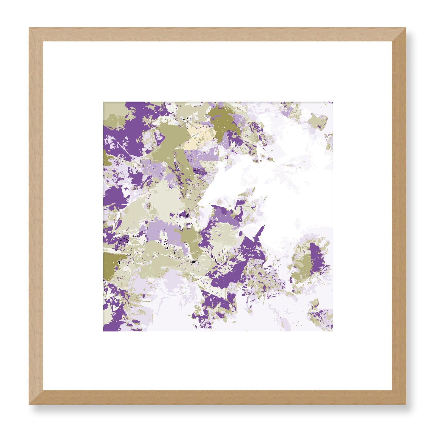 Framed Graphic Art Print, White Mat - 8x8 12x12 16x16 20x20 24x24 28x28 inches | FPS-1250-7695, Prints, Graphic art, Natural Frame, 30 x 30 cm ,12 x 12 inches