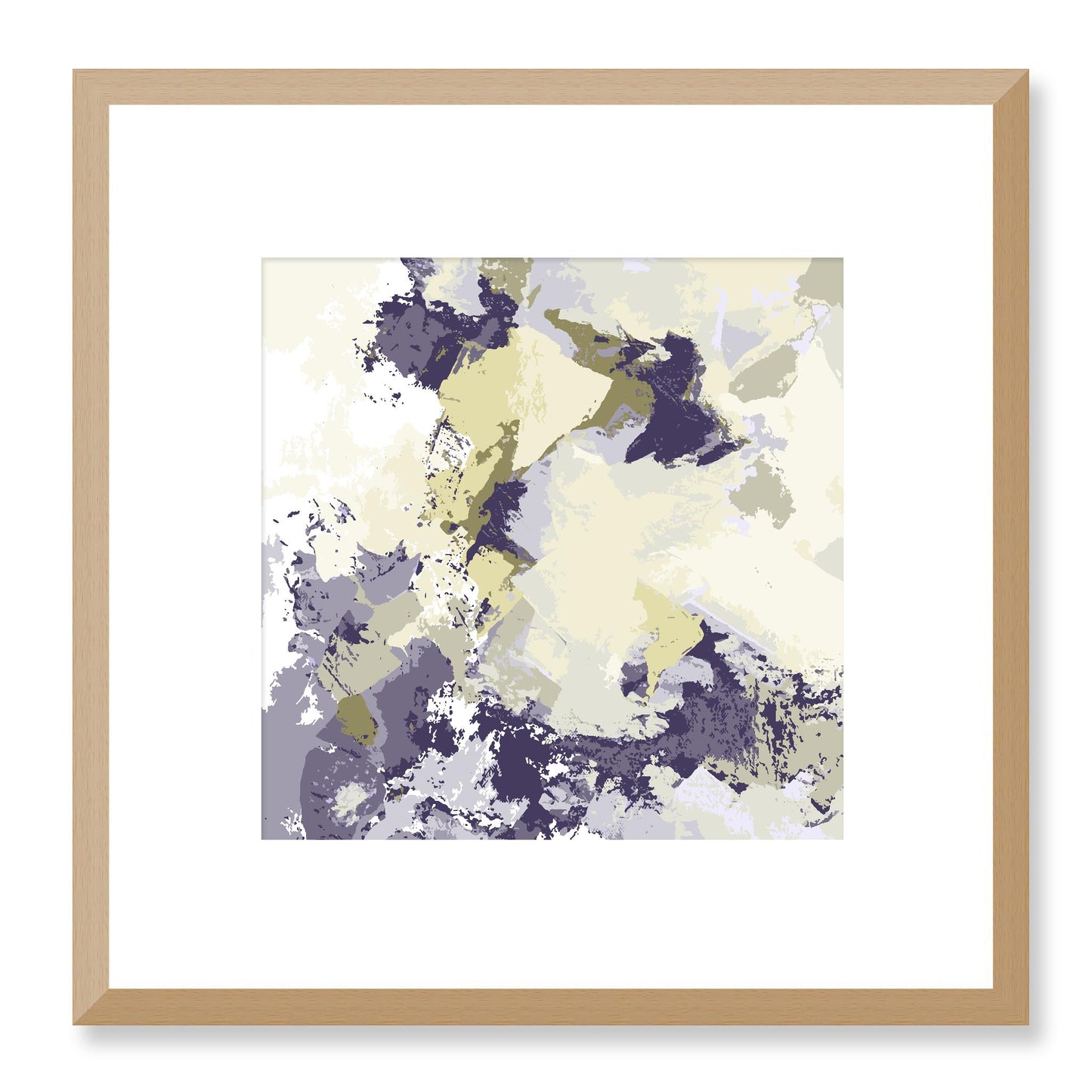 Framed Graphic Art Print, White Mat - 8x8 12x12 16x16 20x20 24x24 28x28 inches | FPS-1262-7691, Prints, Graphic art, Natural Frame, 30 x 30 cm ,12 x 12 inches