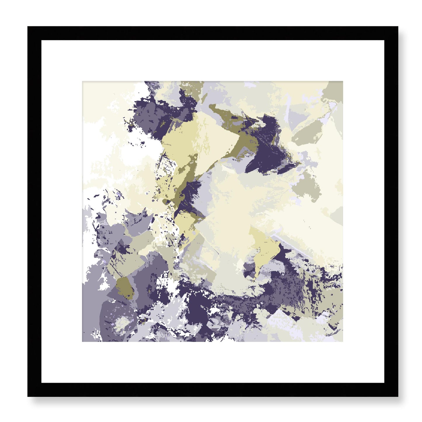 Framed Graphic Art Print, White Mat - 8x8 12x12 16x16 20x20 24x24 28x28 inches | FPS-1262-7691, Prints, Graphic art, Black Frame, 41 x 41 cm ,16 x 16 inches
