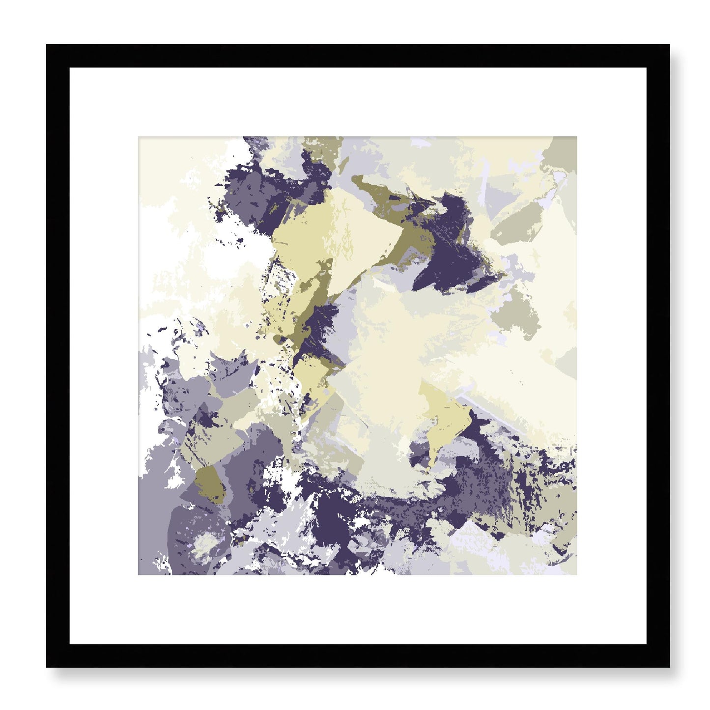 Framed Graphic Art Print, White Mat - 8x8 12x12 16x16 20x20 24x24 28x28 inches | FPS-1263-7691, Prints, Graphic art, Black Frame, 41 x 41 cm ,16 x 16 inches