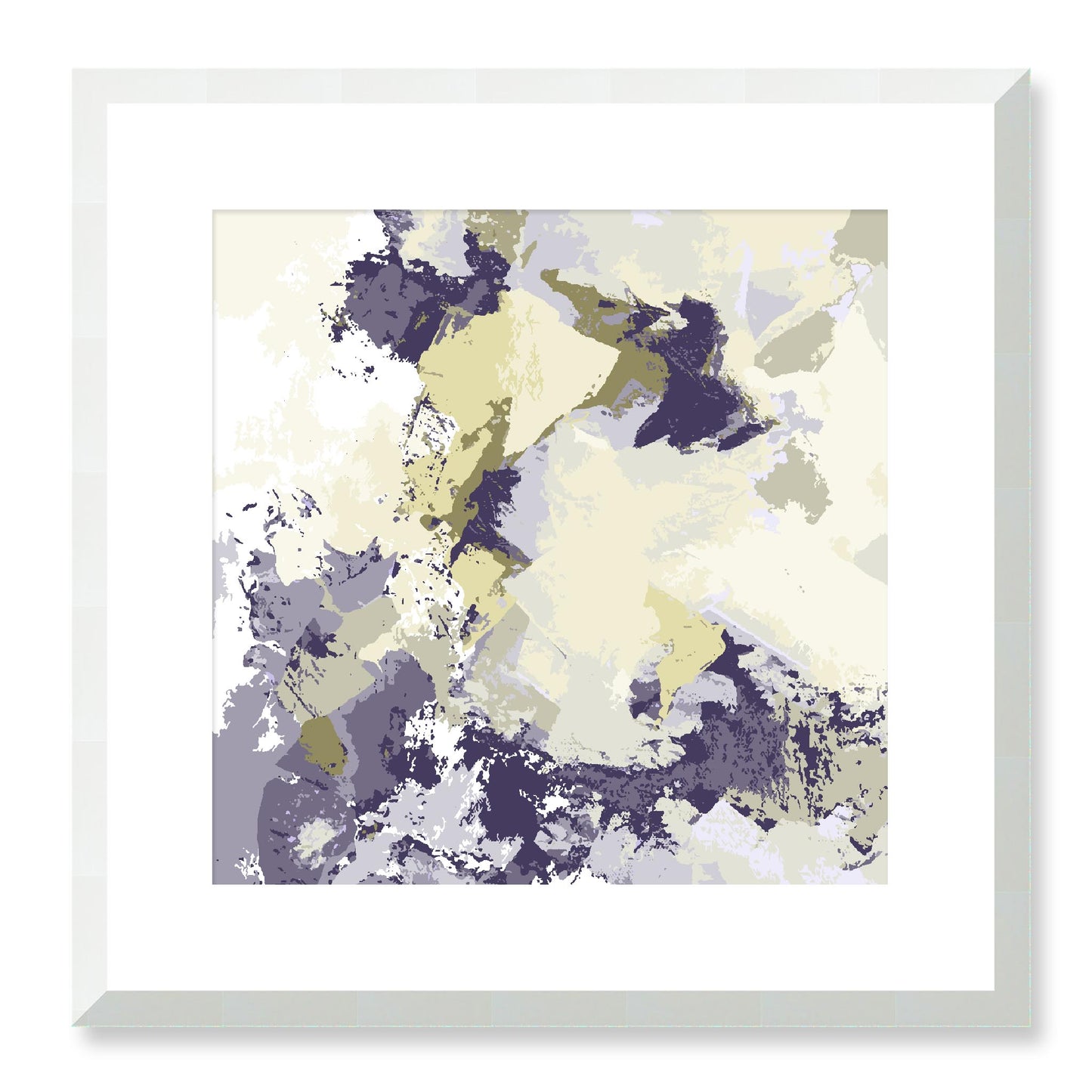 Framed Graphic Art Print, White Mat - 8x8 12x12 16x16 20x20 24x24 28x28 inches | FPS-1262-7691, Prints, Graphic art, White Frame, 41 x 41 cm ,16 x 16 inches