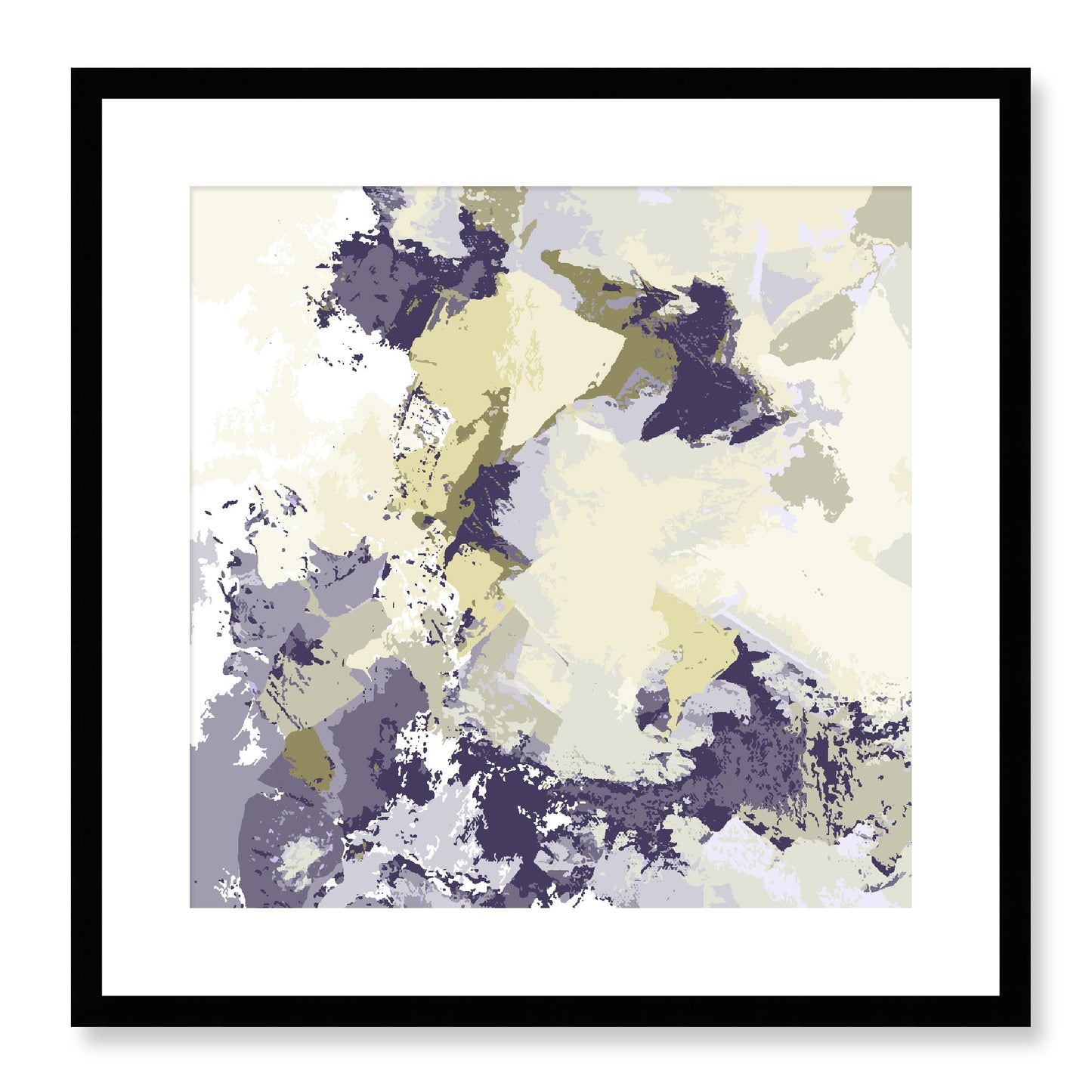 Framed Graphic Art Print, White Mat - 8x8 12x12 16x16 20x20 24x24 28x28 inches | FPS-1262-7691, Prints, Graphic art, Black Frame, 51 x 51 cm ,20 x 20 inches