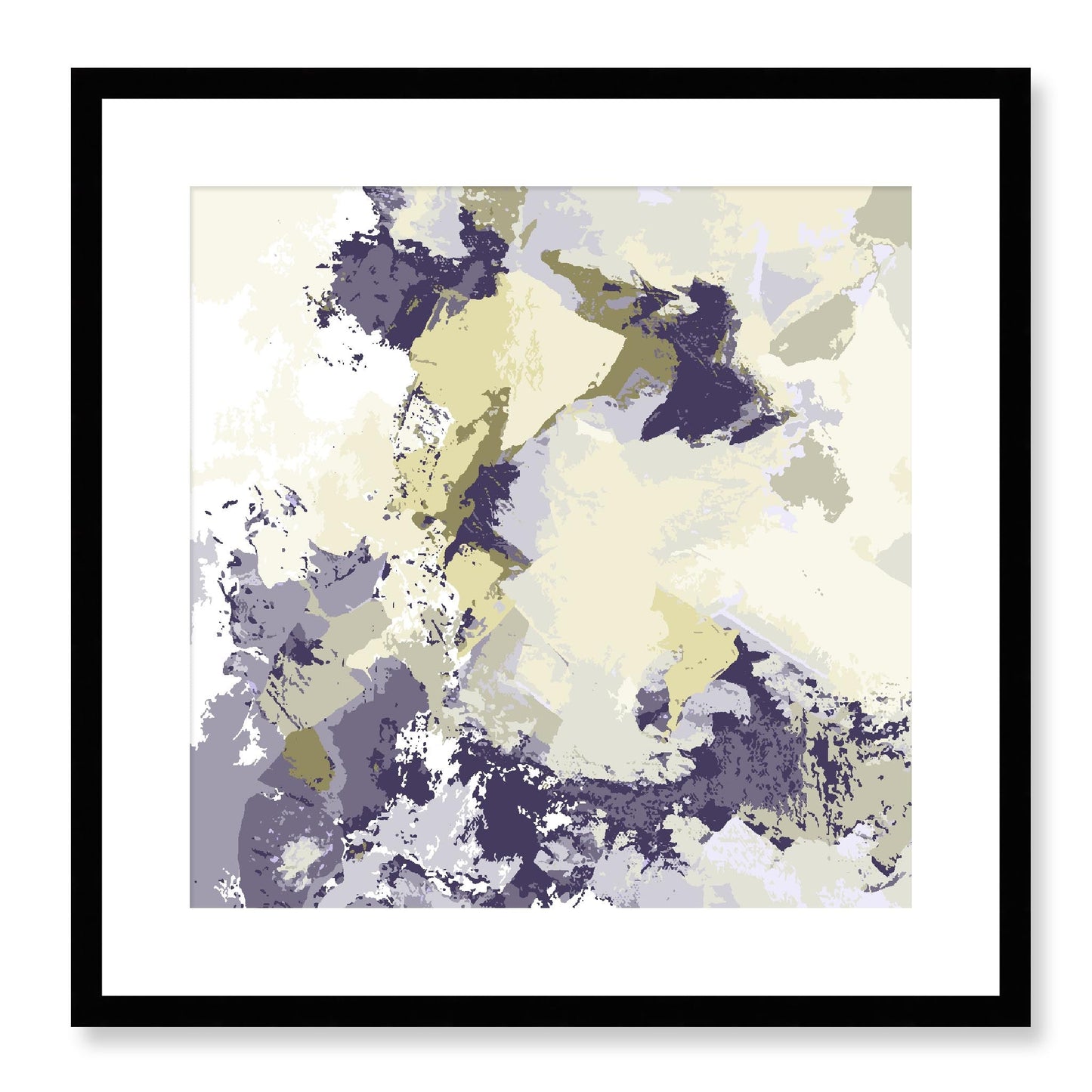 Framed Graphic Art Print, White Mat - 8x8 12x12 16x16 20x20 24x24 28x28 inches | FPS-1263-7691, Prints, Graphic art, Black Frame, 51 x 51 cm ,20 x 20 inches