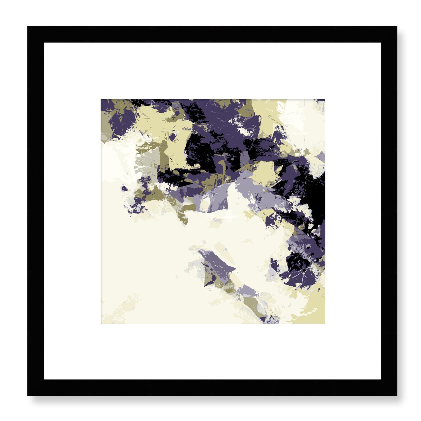 Framed Graphic Art Print, White Mat - 8x8 12x12 16x16 20x20 24x24 28x28 inches | FPS-1261-7693, Prints, Graphic art, Black Frame, 30 x 30 cm ,12 x 12 inches