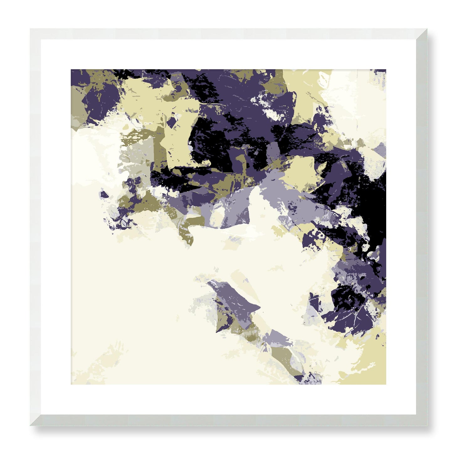 Framed Graphic Art Print, White Mat - 8x8 12x12 16x16 20x20 24x24 28x28 inches | FPS-1261-7693, Prints, Graphic art, White Frame, 61 x 61 cm ,24 x 24 inches