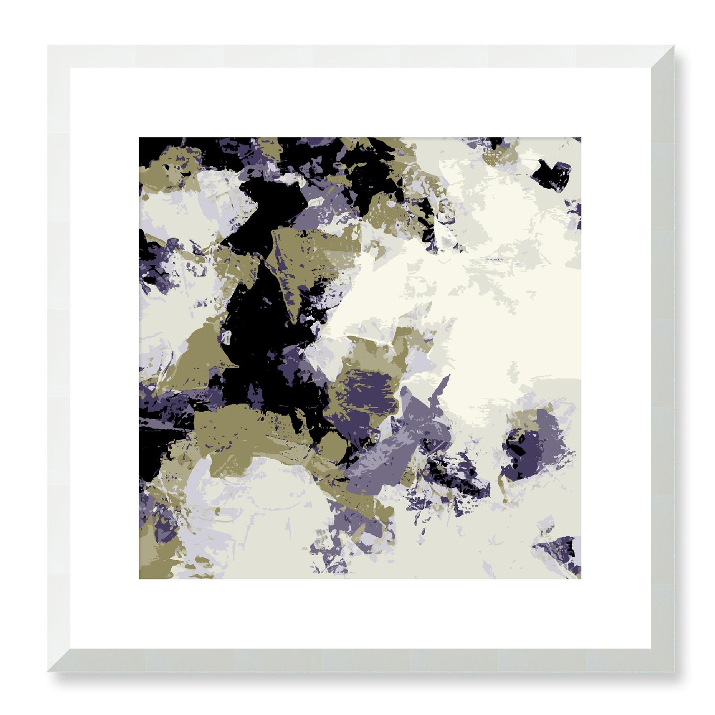 Framed Graphic Art Print, White Mat - 8x8 12x12 16x16 20x20 24x24 28x28 inches | FPS-1261-7695, Prints, Graphic art, White Frame, 41 x 41 cm ,16 x 16 inches