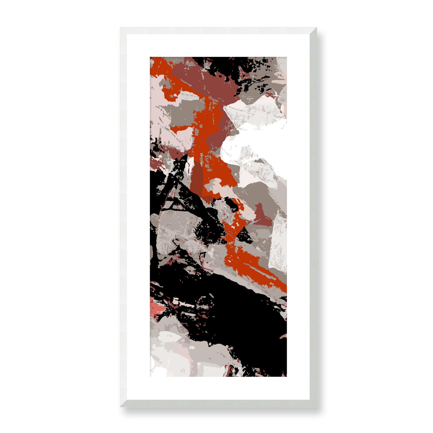 Framed Graphic Art Print, White Mat - 16x33 inches | FP-1130-7690, Prints, Graphic art, White Frame, 41 x 81 cm ,16 x 32 inches