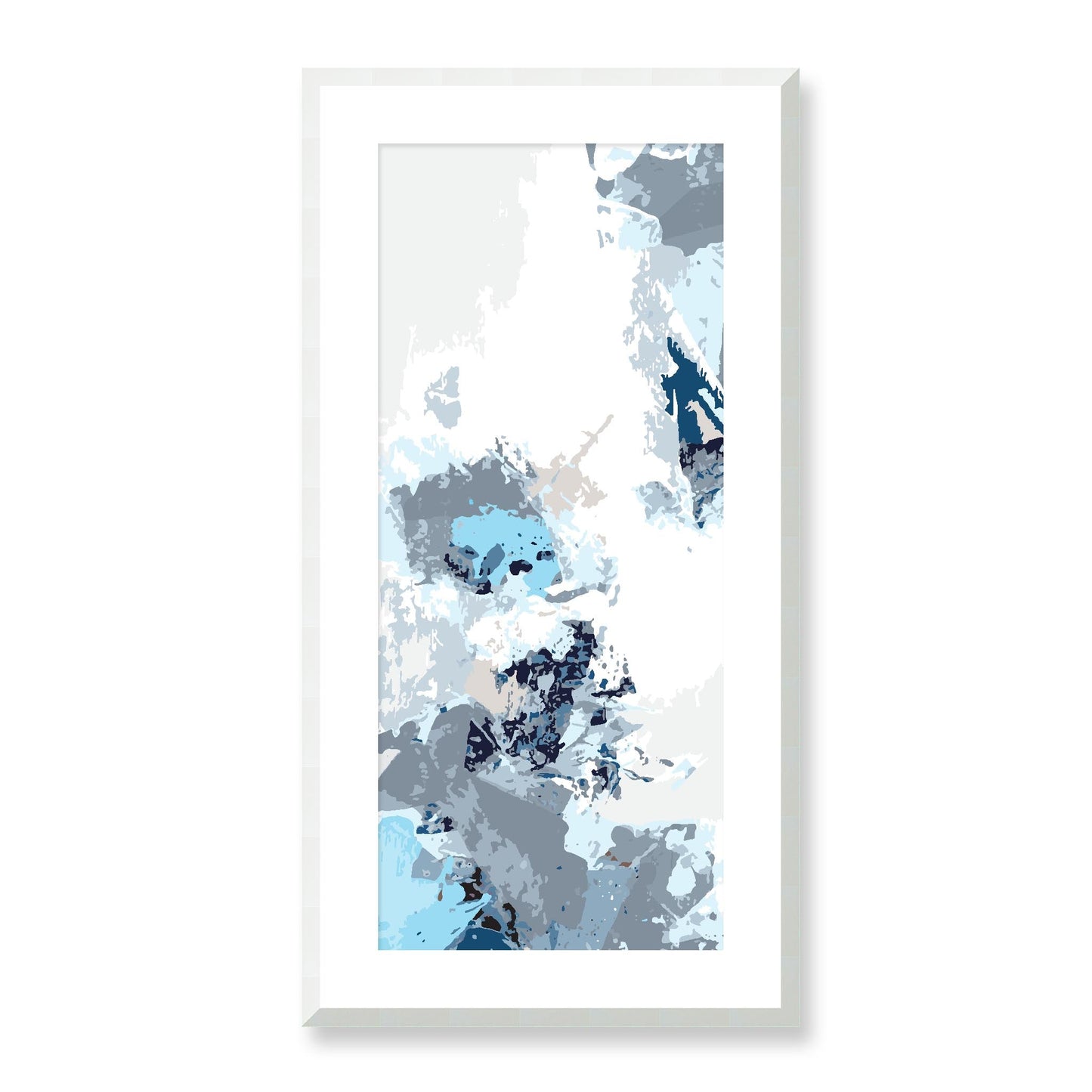 Framed Graphic Art Print, White Mat - 16x33 inches | FP-1152-7694, Prints, Graphic art, White Frame, 41 x 81 cm ,16 x 32 inches