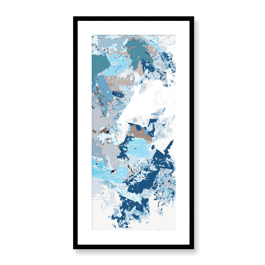 Framed Graphic Art Print, White Mat - 16x33 inches | FP-1151-7695, Prints, Graphic art, Black Frame, 41 x 81 cm ,16 x 32 inches